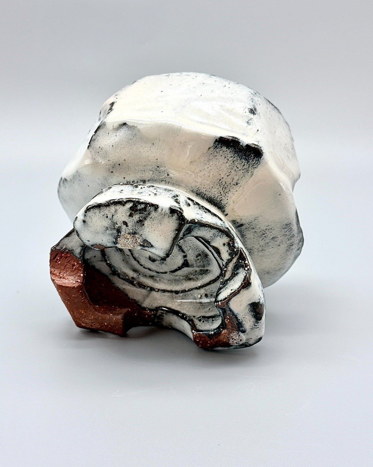 Hagi White Kurinuki Chawan