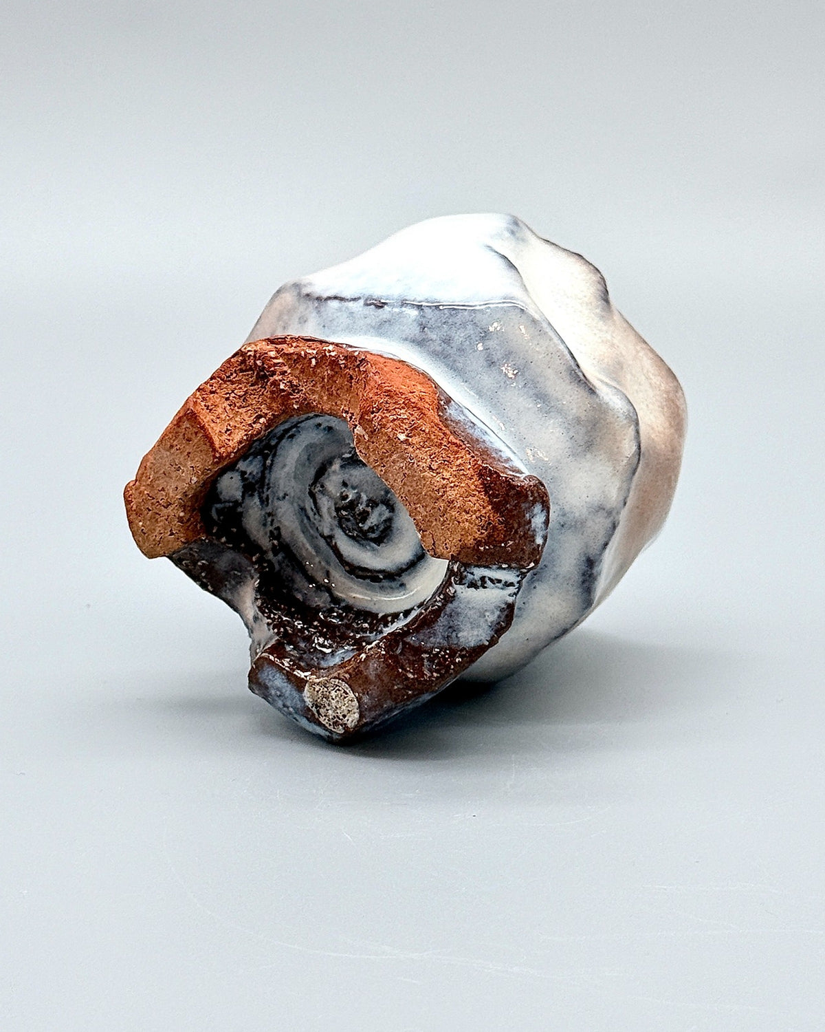 Hagi White Kurinuki Tripod Cup