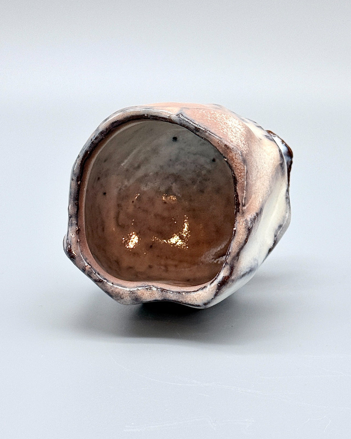Hagi White Kurinuki Tripod Cup